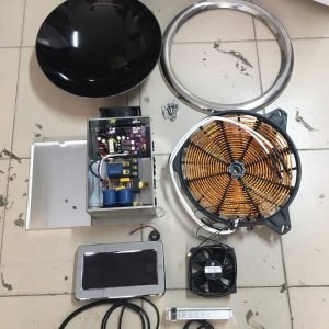 Linh kiện bếp từ 8kw - 15kw lõm kính