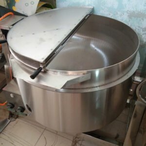 Chảo nghiêng tay quay dùng gas