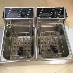 Bếp chiên nhúng đôi