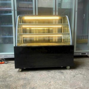 Tủ trưng bày bánh 1200mm - Kính cong