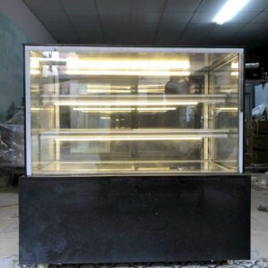 Tủ trưng bày bánh 1200mm - Kính vuông